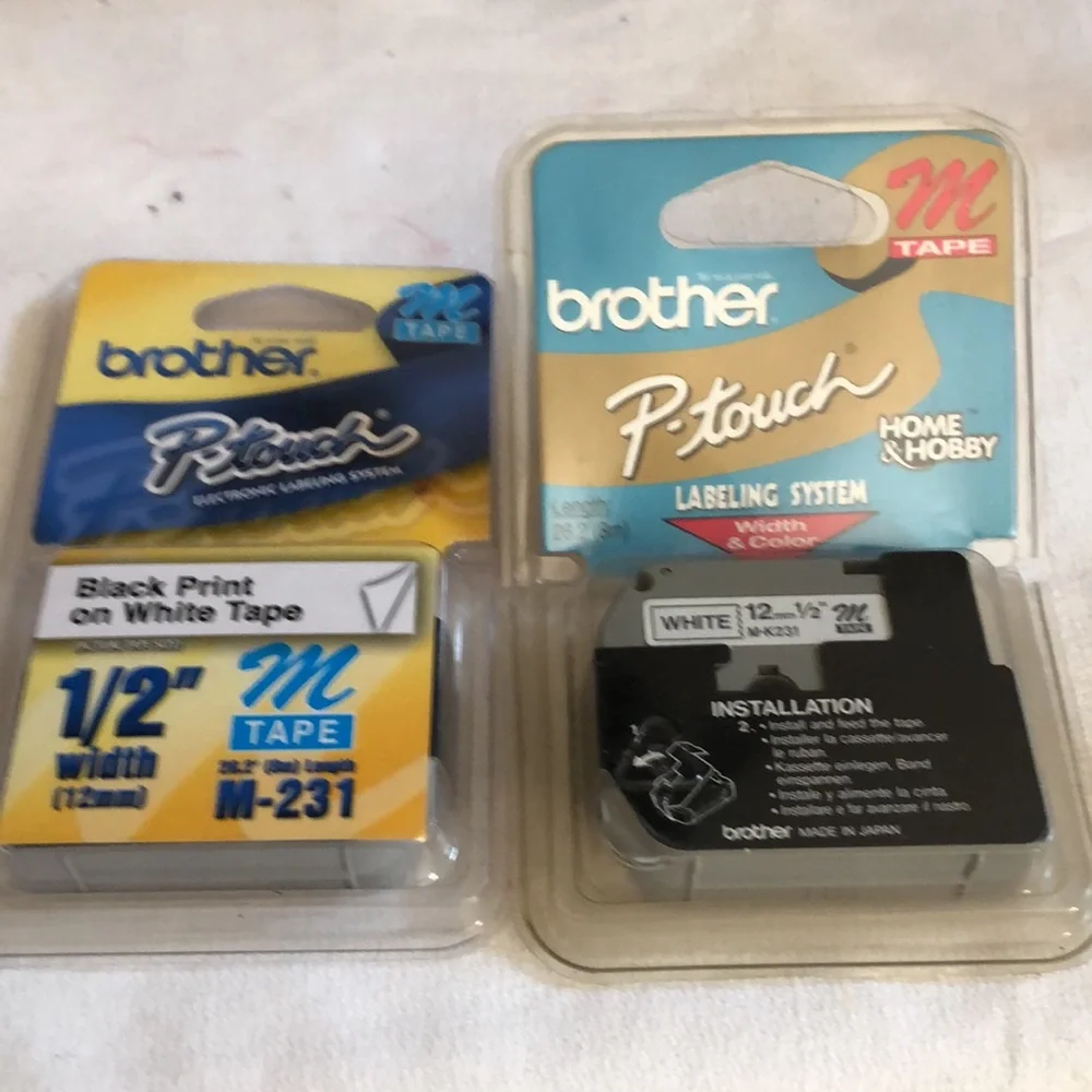 Brother P-touch Labeling Tape Duo Pack